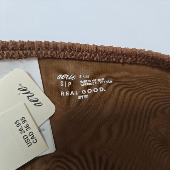 Aerie Brown Bikini Bottoms - Picture 4 of 5